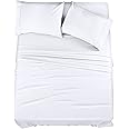 Utopia Bedding Bed Sheet Set - Brushed Microfiber 4 Piece Queen Bedding - Shrinkage & Fade Resistant - Soft Sheets - Easy Care (Queen, White)