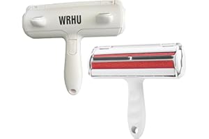 WRHU Pet Hair Remover Roller, Reusable Lint Removal for Cat and Dog, Pet Furminator for Carpet, Clothes, Sofa, Car and Shedding, Portable Fluff removal Brush to Easy Clean Fur