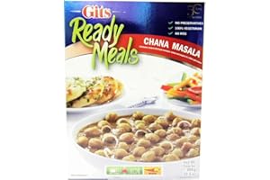 Gits Ready Meals - Plat préparé Chana Masala - plat indien aux pois chiches - lot de 2 boîtes de 300 g