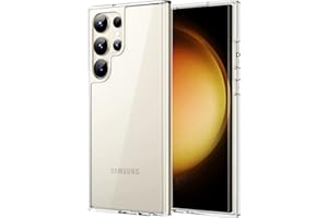 ‎JETECH JETech Etui do Samsung Galaxy S23 Ultra 5G 6,8 Calowy, Nie Żółknie Odporny na Wstrząsy Pokrowiec Ochronny, Odporne na Zarysowania, Twardy Tył PC (Przezroczyste)