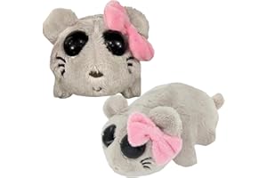 Aeutwekm Sad Hamster Meme Peluche con Suono di Violino a Pulsante Integrato, 2 PZ