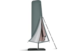 Seydrey Funda protectora para sombrilla de 2 a 4 m, cubierta para sombrilla 420D, con varilla, diámetro de 200 cm, diámetro de 300 cm, diámetro de 400 cm (250 x 74 x 35)