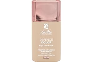 Bionike Defence Color - Fondotinta High Protection per Pelle Chiara e Ipersensibile SPF 30, Anti Inquinamento e Luce Blu, Contrasta Macchie e Invecchiamento, Rinforza e Ripara la Cute, 30 ml
