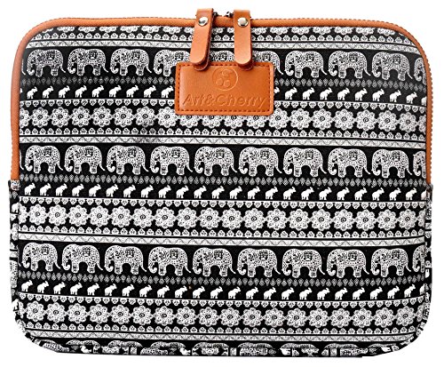 art cherry    17-17 4  Universal Notebook   Laptop Schutzh  lle   H  lle   Tasche aus feinstem Canvas-Gewebe 17Zoll z B  Lenovo IdeaPad   HP Pavilion 