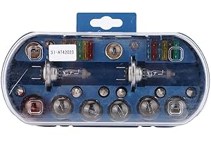 BEDIFFER Kit de fusible d'ampoule pièces de rechange universelles en aluminium 30 pièces H7 12V 55W Kit de fusible d'ampoule de secours de voiture automatique