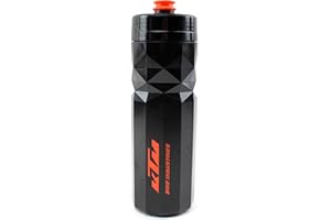 KTM Bottle Team 700 - Botella para bicicleta, 700 ml, color negro, a prueba de fugas, sin BPA