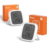 SONOFF SNZB-02D Zigbee LCD Intelligent Temperature and Humidity Sensor, Digital Thermometer Hygrometer for Indoor, Compatible