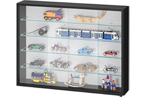 VDD Vitrina vitrina de pared colgante de pie - puertas correderas - 75 x 55 x 14 cm