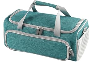 IVODEELA Sac de transport compatible avec la machine de découpe Cricut Joy Xtra Smart et accessoires, sac de rangement portable pour kit de crayons de bricolage et kit d'outils de base, vert, 35 cm x