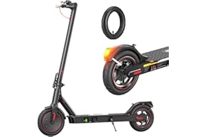 iScooter 8.5" Patinete Electrico Plegable para Adolescentes Y Adultos, Motor de 350W, Autonomía 30KM, MAX 25 KM/H, Carga 100KG, Frenado Dual, 3 Modos De Elocidad, Desplazamientos Diarios