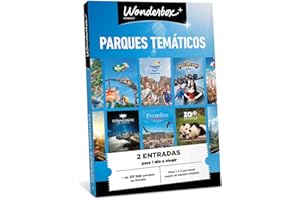 TICK&BOX WONDERBOX Connect - Caja Regalo - Multi Parques Temáticos - 1 día - 1 a 3 entradas según el Parque - A Elegir Entre más de 20 Top Parques de Europa - Válido Durante 27 Meses