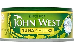 John West Tuna Chunks in Oil 145g x 12