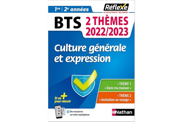 Guide - Culture générale et expression, 2 thèmes 2022/2023 - BTS - Réflexe