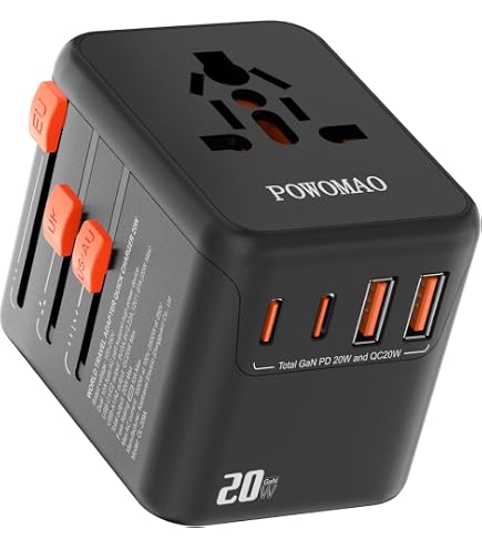 Wereldwijde Reisadapter, Universele Reisstekker Met 2 USB C Gan 65w 1 A En 1 Ac Stopcontact Internationale Stekkeradapter Adapter Van Nederland Naar Vs Uk Eu Au 224 Land Wit 1981514764