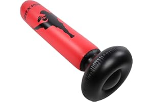 DEMERAS Nadmuchiwany worek treningowy fitness Kolumna treningowa 170 cm Wolnostojąca kolumna Tumbler worek z piaskiem dla dorosłych dzieci