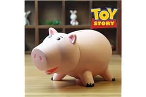CREAMILY Hucha Hamm Toy Story Alcancía Ahorro de plástico Hucha para niños y Adultos Regalo de cumpleaños con Paquete Lindo, Alcancía Rosa