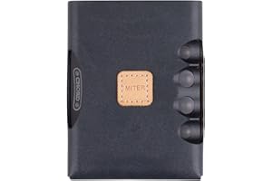 MITER Case Für Chord Mojo 2, handgefertigtes künstliches italienisches PU-Leder (Mojo 2 Single Black)