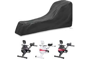 MRWiZMS Housse pour Rameur, Protection Rameur, Housse de Protection pour équipement de Gym, Tissu Oxford 210d Bache Rameur, Housse Protection Rameur, étanche à la Poussière et à l'eau