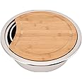Entatial Motorhome Sinks Efficient Sink Round Resistant to Clogging 360x120mm / 14.17x4.72in Hunting Polished 304 Stainless Steel (EntatialsptAX)