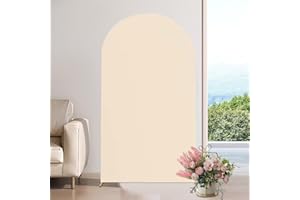 XQZMD Cubierta de Fondo de Arco para Boda, Cumpleaños, Navidad y Año Nuevo - Decoración de Fiesta (120 x 220 cm, Albaricoque)