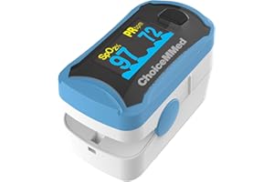 ChoiceMMed Fingertip Pulse Oximeter MD300 C29 OLED Colour Display - Adults and Children