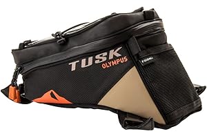 TUSK Olympus Tankrucksack 8 Liter Schwarz/Braun für Motorrad