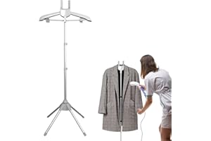 Kensbro Perchero para plancha de vapor, para ropa, plancha de vapor, perchero para planchar a vapor, perchero para planchar a vapor, perchero para planchar a vapor (gris claro)