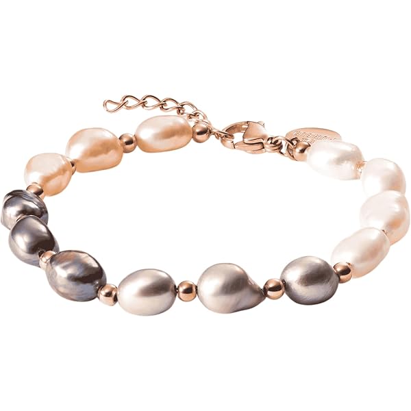 Purelei Pearl Drop – Collana Con Perle D'acqua Dolce – Acciaio Inox Oro 18 Carati – Impermeabile E Regolabile - 2
