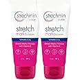 Strechmin Stretch Mark Cream for Women with Vitamin E (50g) Pack of 2 - Helps to Reduce Stretch Mark during Pregnancy or Weight Loss and Provides Moisturization the Skin