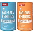 Sirona Reusable Menstrual Cup for Women | Medium and Small Size with Pouch | Ultra Soft, Odour and Rash Free | 100% Medical Grade Silicone | No Leakage | Protection for Up to 8-10 Hours | FDA Approved