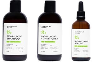 Scandinavian Biolabs Routine capillaire pour favoriser la pousse des cheveux, pour homme | Shampoing fortifiant, après-shampoing, sérum pour la pousse des cheveux