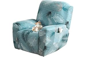 ZZDZW Relaxsessel Bezug Stretch Ruhesessel Bezug Wasserdicht Elastischer Antirutsch Husse Relaxsessel Stretchhusse Weich Stoff Fernsehsessel Bezug Sesselbezug Relaxsessel Cover ( Color : #12 , Size : 1 Sitz