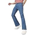 Urbano Fashion Men's Washed Bootcut Jeans Stretchable