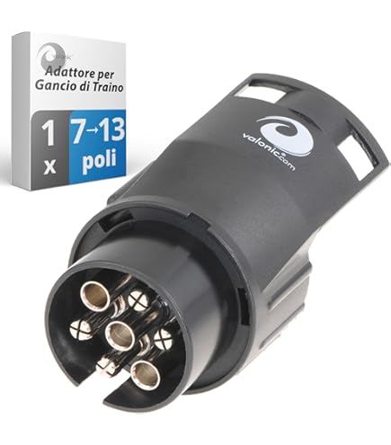 Cavo Adattatore Spina 7 A 13 Poli - Per Caravan E Camper, 12V, 1m, IP44 Nero - Foto 12