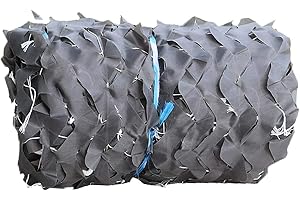 DLLY Tarnnetz Sonnencreme, Graues Camouflage Netz, Militärnetz, Reißfestes Tarnung Net Im Freien, Schattennet Für Jagd, Schießen, Camping