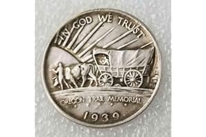 DDTing Pièce de monnaie de 1939 antique Liberty Morgan Dollars - Grande vieille pièces américaines américaines - Pièce commémorative non circulée - Découvrez l'histoire des pièces de monnaie.