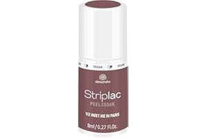 ‎ALESSANDRO alessandro Striplac UV-Nagellack Meet me in Paris– Schonend und langanhaltend – Einfache Entfernung dank Peel-Off-Technologie – Vegan und tierversuchsfrei – 8 ml