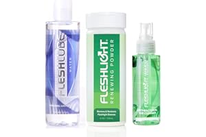 Fleshlight Care Set - lubricante a base de agua, limpieza y cuidado para todas las Fleshlights