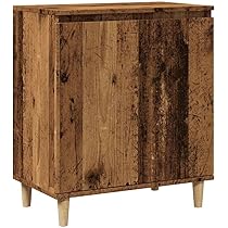 Credenza VidaXL 60x35x70 Cm - Legno Massello, 6 Ripiani, Stile Scandinavo - Foto 7