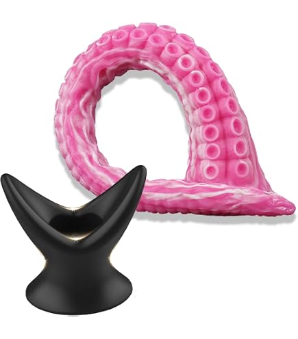 Gode Anal En Forme De Poulpe - Silicone - Ventouse - Noir - Sextoy Pour Pénétration - Neuf