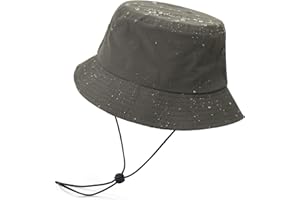 TAGVO Gorra de Pescador Impermeable Sombrero de Sol Plegable Sombrero de Sol al Aire Libre Mujer Sombrero de Verano Visor 56-64CM