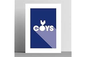 walltonic - Tottenham Hotspur FC Football Club 'Spurs' Wall Art Print Poster Gift - Unframed - Size A3
