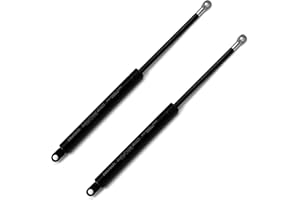 BEYTECH Molla a gas 365/385 mm con dadi e vite esagonale (400 – 1200 Newton) per mobili, porte, camper, alette per letto, meccanismo di sollevamento, letto a molle (1100 Newton, 365 mm)