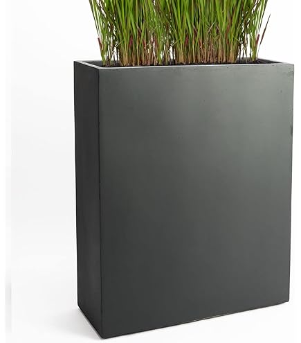 VASO FIORIERA RING Tondo MILLERIGHE Colore BRONZO In Resina Moderno MADE IN ITALY 48cm Tera - Foto 14