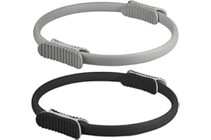 HUNYA Anneaux de Pilates, Ring Pilates, Yoga Pilates Ring, Cercle de Pilates, Cerceau Fitness, Anneau de Pilates, Anneau de Yoga, Pilates Accessoires, 32cm