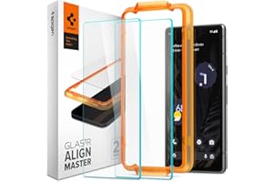 Spigen Alm Glass FC 2Pack Szko hartowane do Google Pixel 7A (Przezroczysty)