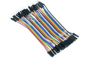 SWITCH ELECTRONICS 40pcs Dupont Male to Female 10cm Solderless Jumper Wire Breadboard Connectors