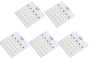 DollaTek 5Pcs SMD LED Lichtquelle Platte Lampe Perlen Lampenplatine USB Aluminium Substrat Teil