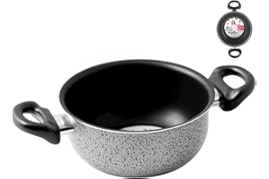 Home Saltpepper Casseruola con 2 Manici, Alluminio, Argento, 28 cm