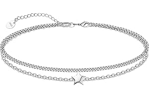 CHIC & ARTSY Damen Fußkettchen Armband 925 Sterling Silber Kette Strand Sandale Barfuß verstellbares Geschenkbox